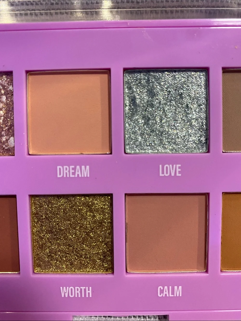 NWOT Purple Eyeshadow Palette — Mixed Matte & Shimmer Purples